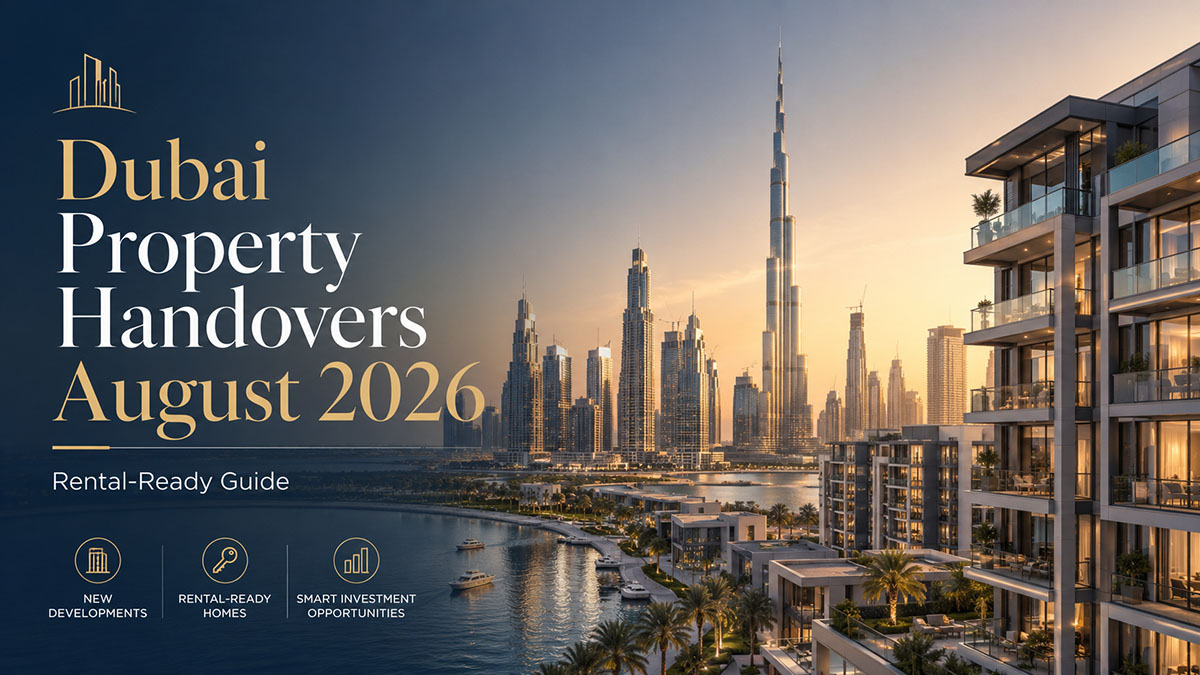 Dubai Property Handovers August 2026 & Rental-Ready Guide